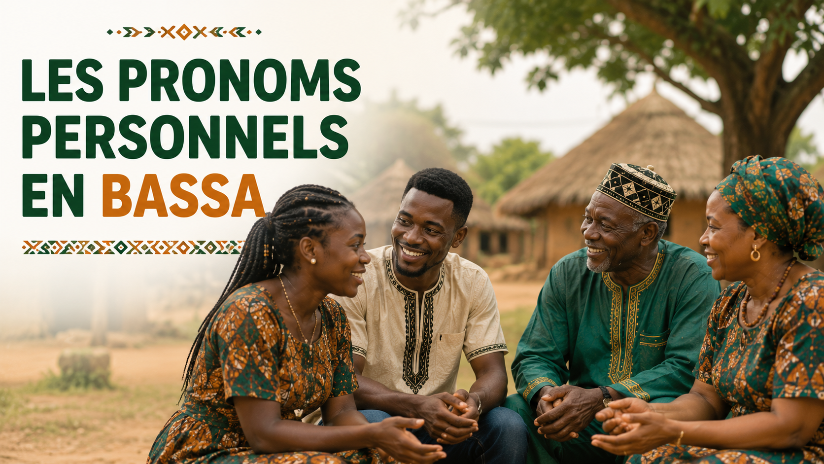 Les pronoms personnels en bassa (Ɓàsàa)
